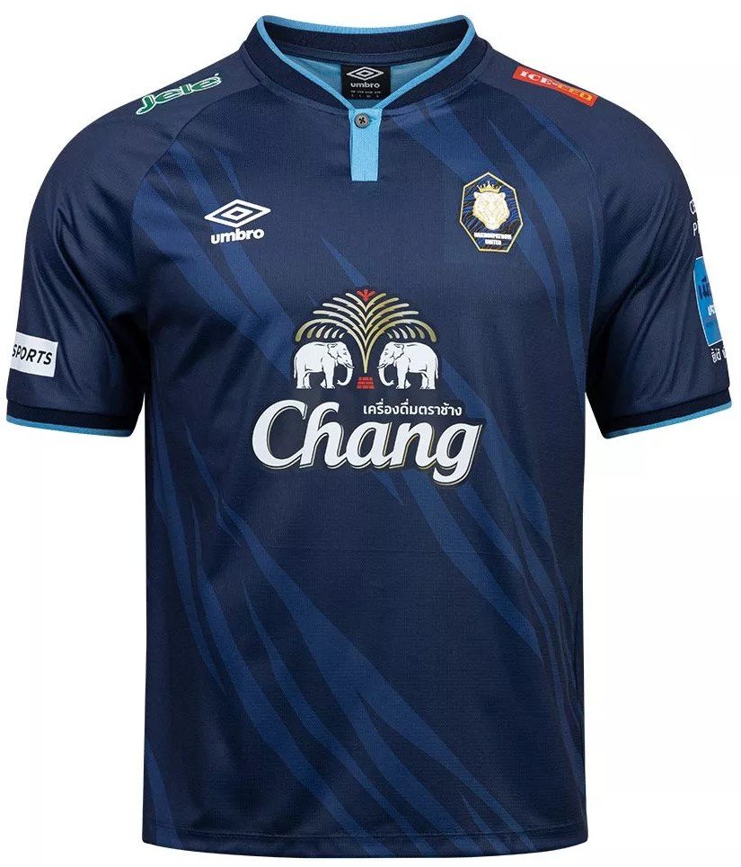 2025-26 Nakhonpathom United Thailand Football Soccer League Jersey Shirt Home Blue - Player Version