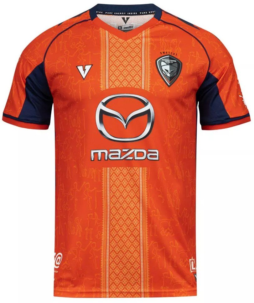 2025-26 Nakhonratchasima Mazda FC Thailand Football Soccer League Jersey Shirt Home Orange - Player Edition