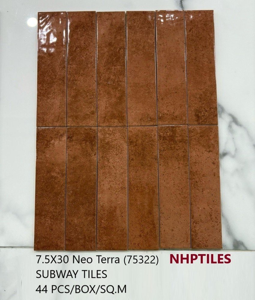 กระเบื้องผนังซับเวย์ 7.5X30 Neo Terra 75322 (PK44)