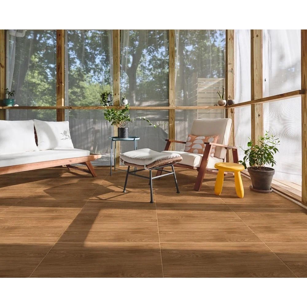 กระเบื้อง FT 60X60 ฟอเรสทรี น้ำตาลแดง (HYG) R/T PM