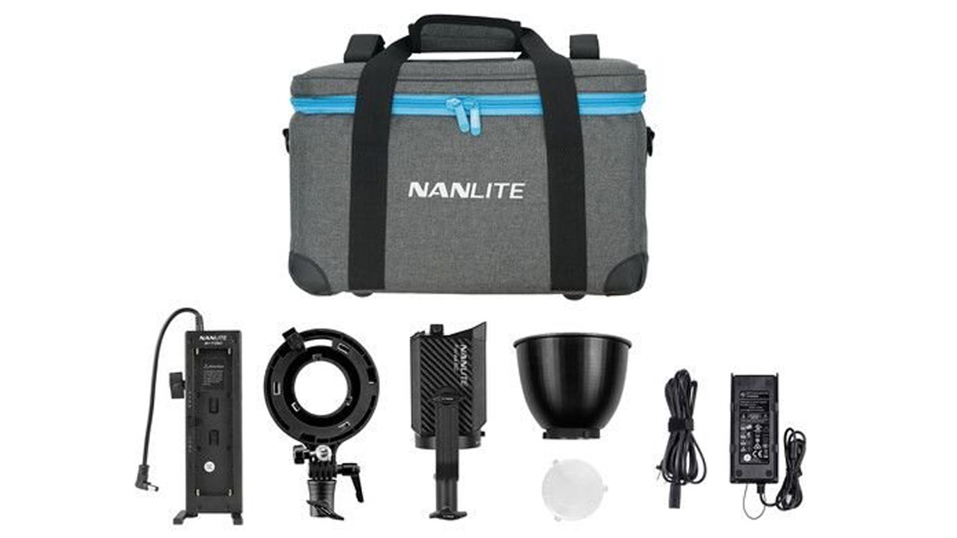 Nanlite - Forza 60 KIT LED Spot light, 60W, Daylight, with AS-BA-FZ60&BH-FZ60