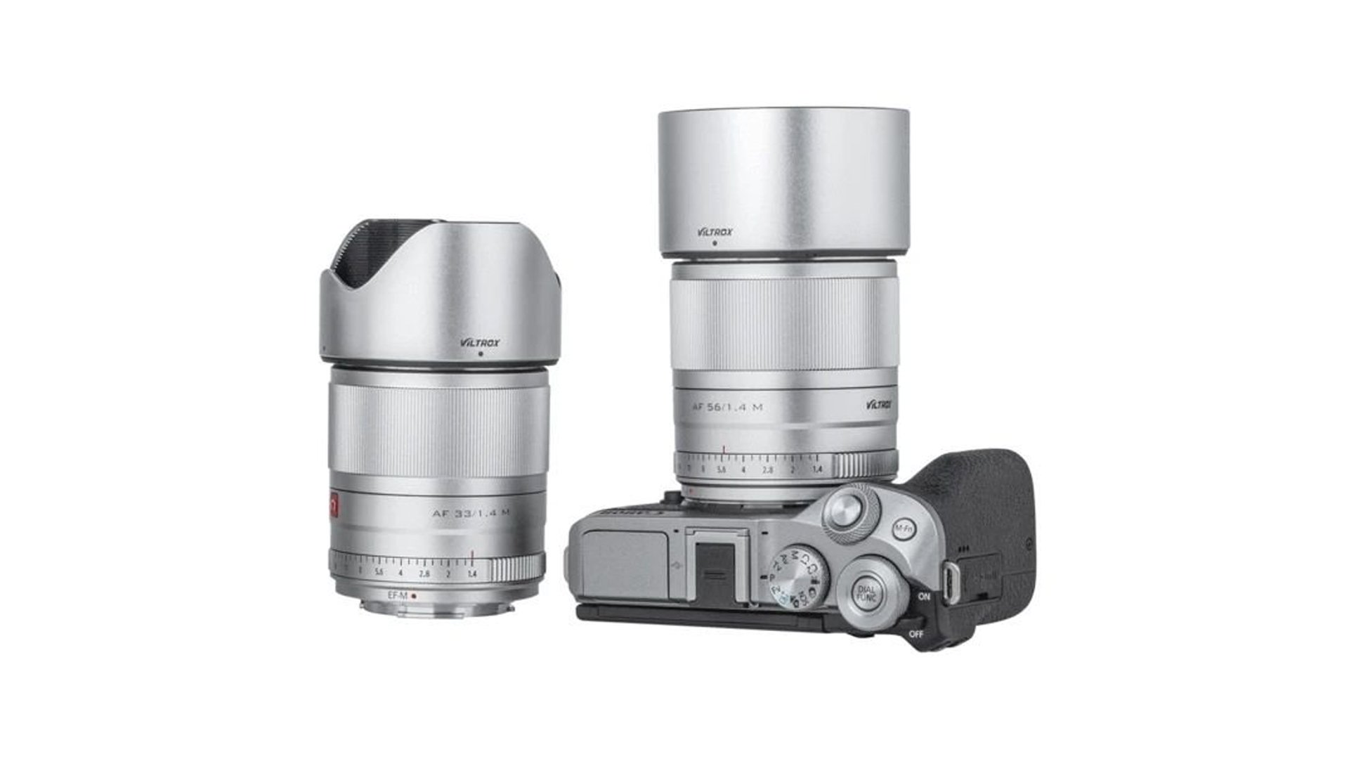 Viltrox - AF 56mm F1.4 EF-M Mount (Silver)
