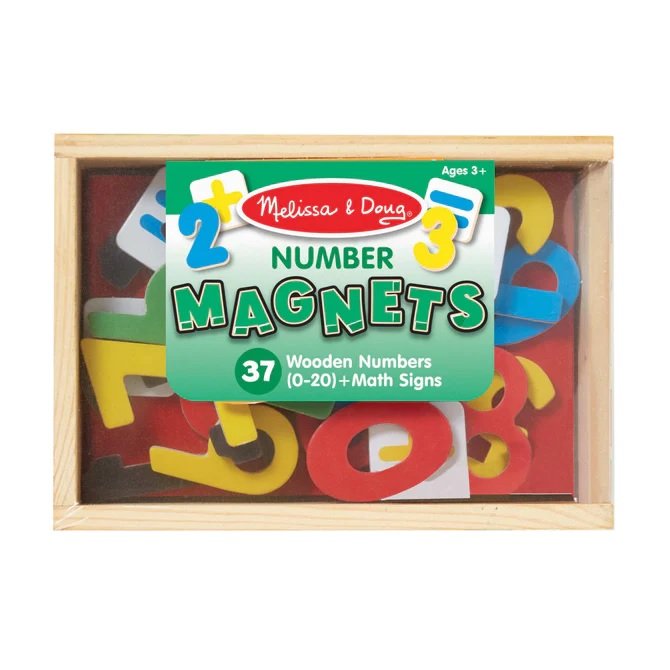 [37ชิ้น] รุ่น 0449 แม่เหล็กตัวเลข & เครื่องหมายคณิต Melissa & Doug Magnetic Wooden Number