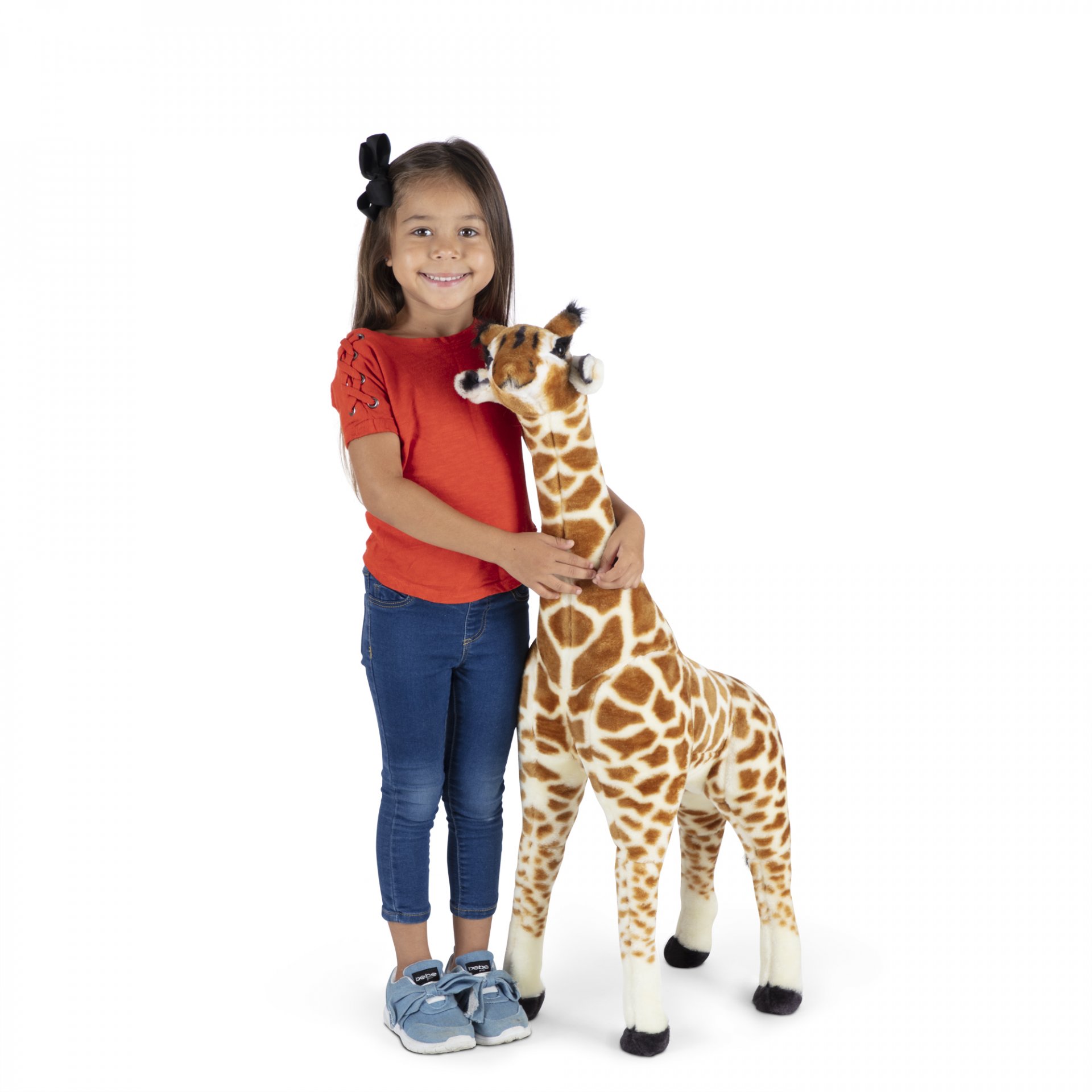 [ยีราฟ 3ฟุต] รุ่น 30431 ตุ๊กตายีราฟ ใหญ่จริง สูง 3 ฟุต กอดฟินเหมือนจริง Melissa & Doug  Plush - Standing Baby Giraffe