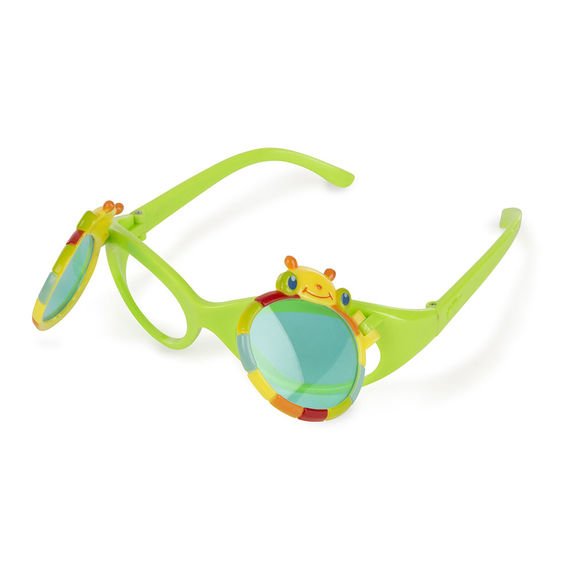 Melissa & Doug รุ่น 6094  Giddy Buggy Flip-Up Sunglasses แว่นกันแดด เป็นแว่นธรรมดาสลับกับเป็นแว่นกันแดดได้ ถนอมสายตา ไม่เหมือนใคร