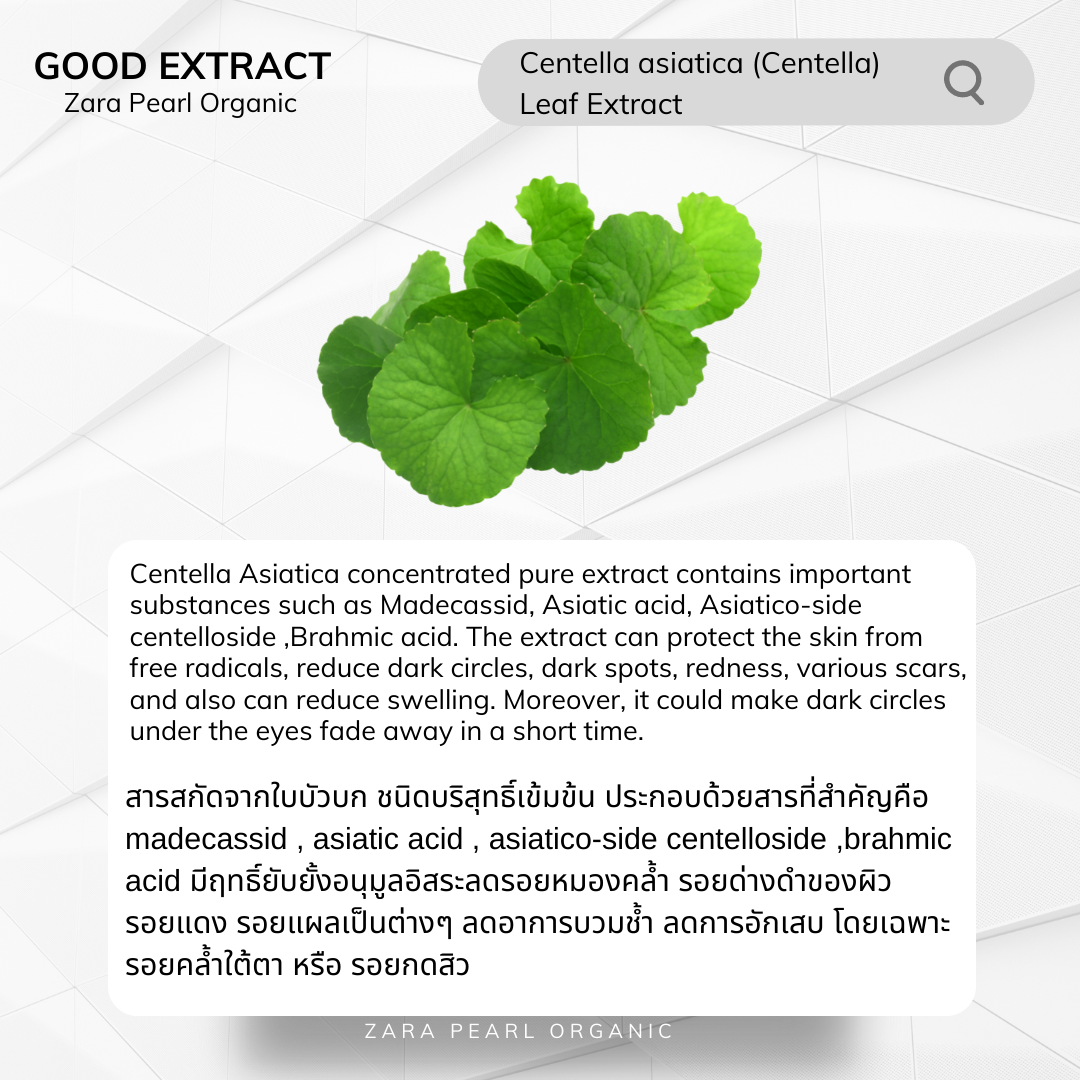 Centella asiatica (Centella)  Leaf Extract Centella asiatica (Centella)  Leaf Extract