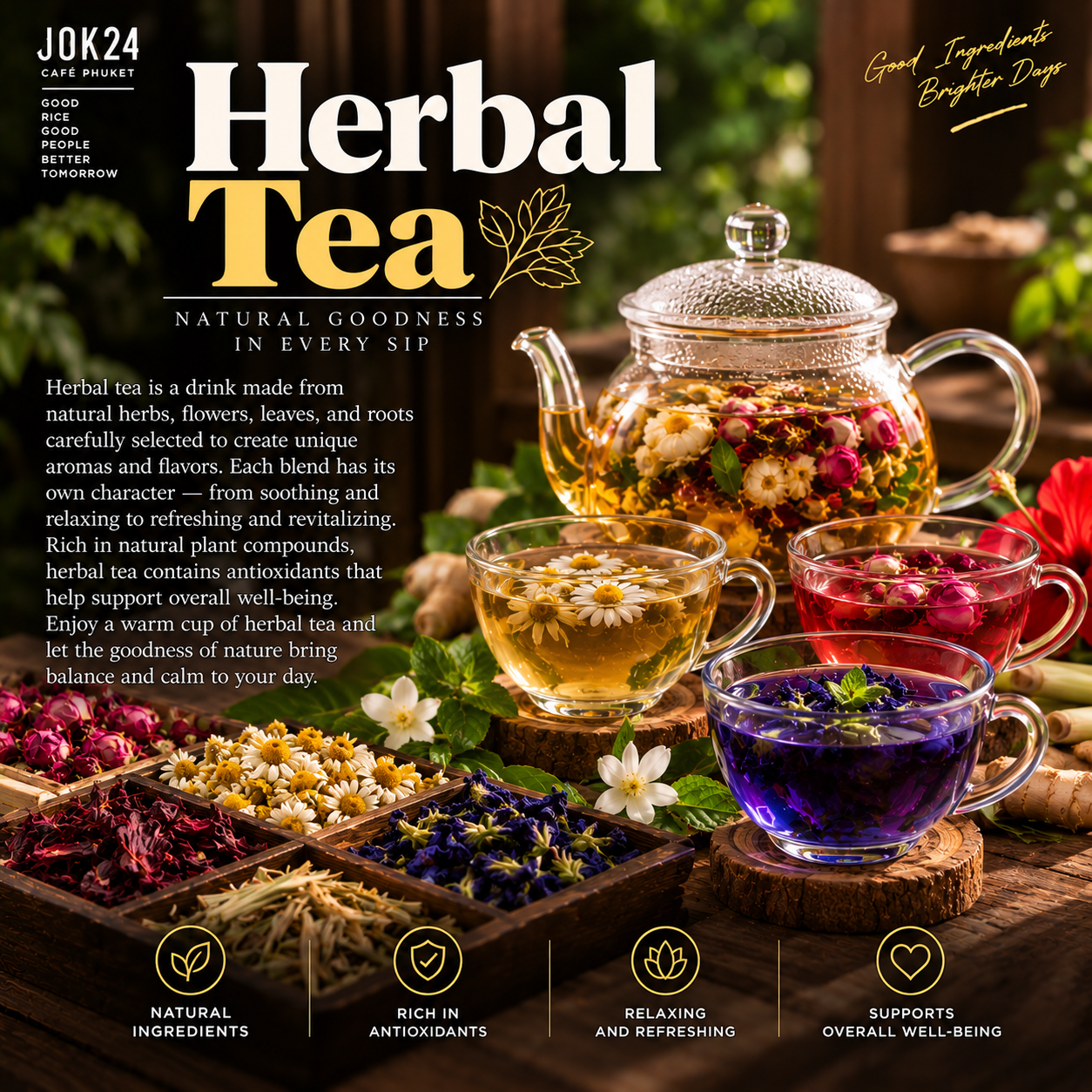 Herbal Tea  The Natural Aroma in Every Sip