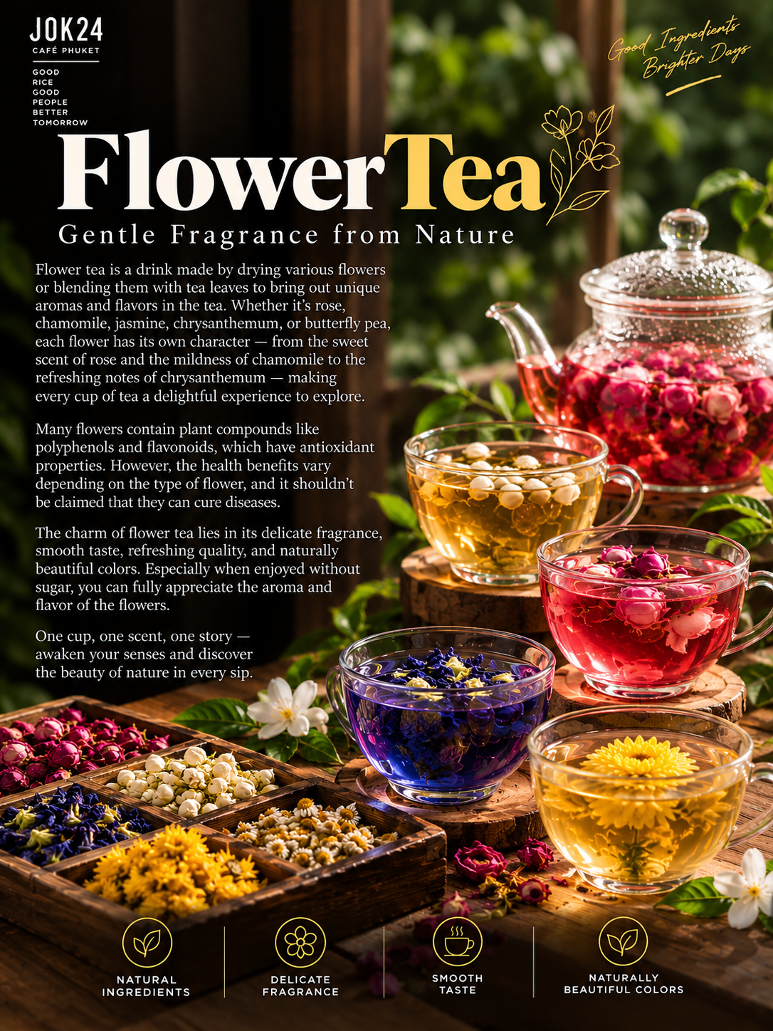 Flower Tea  Gentle Fragrance from Nature