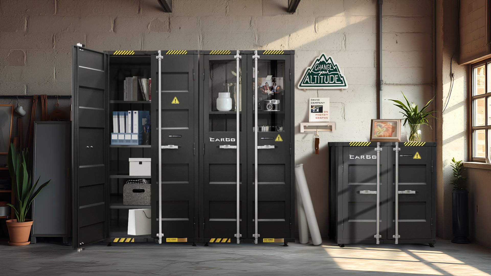 THE STUDIO ห้องทำงาน CARGO เฟอร์นิเจอร์คอนเทนเนอร์ THE STUDIO ห้องทำงาน CARGO เฟอร์นิเจอร์คอนเทนเนอร์