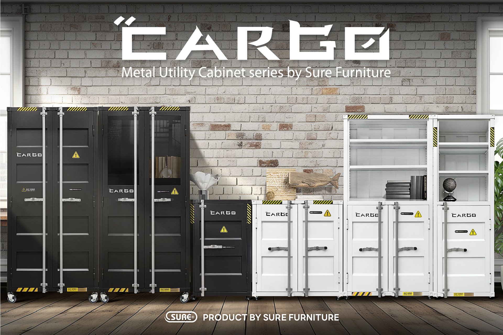 เปิดตัวใหม่ล่าสุด️‍ ซี่รี่ย์ตู้เหล็ก "CARGO" สินค้าใหม่จาก ชัวร์ เฟอร์นิเจอร์