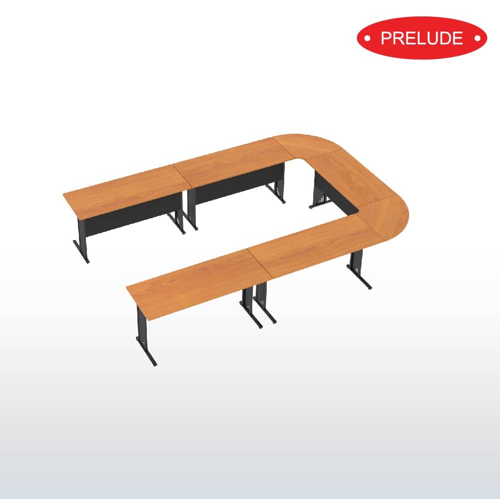 ชุดโต๊ะประชุม 11-12 ที่นั่ง หัวโต๊ะ 120 SMART EXTRA