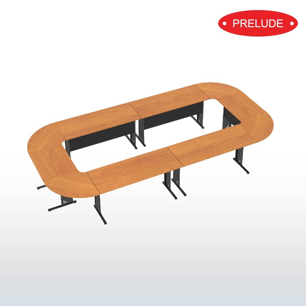 ชุดโต๊ะประชุม 12-14 ที่นั่ง หัว-ท้ายโต๊ะ 80 SMART EXTRA