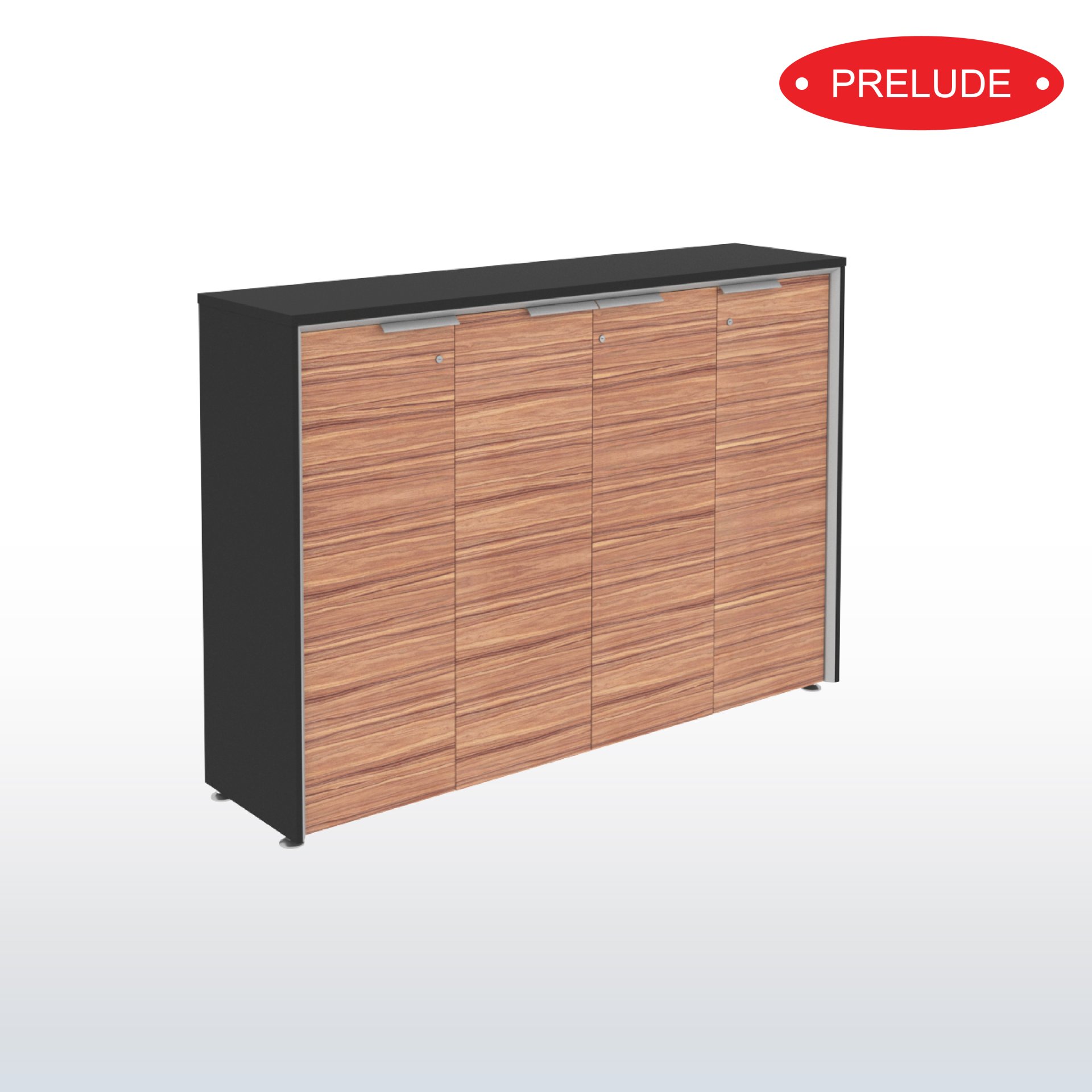 ตู้เก็บเอกสาร 4 บานเปิด B-Walnut Grand BGC-1820