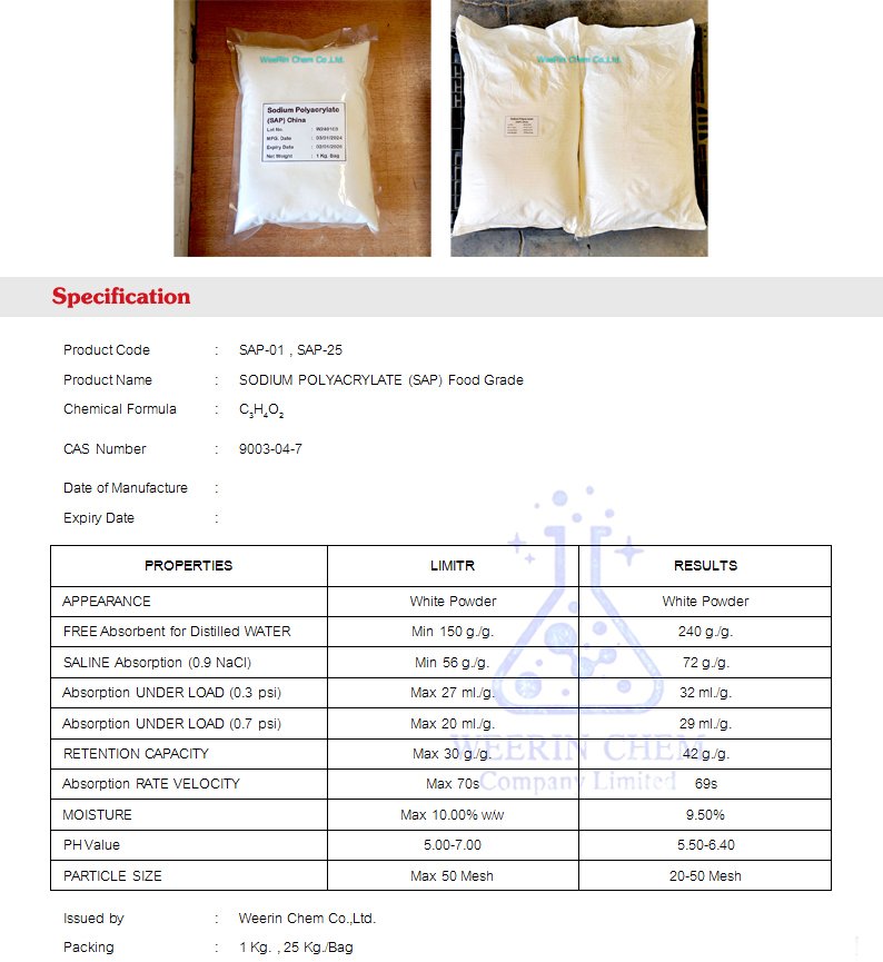 Sodium Polyacrylate