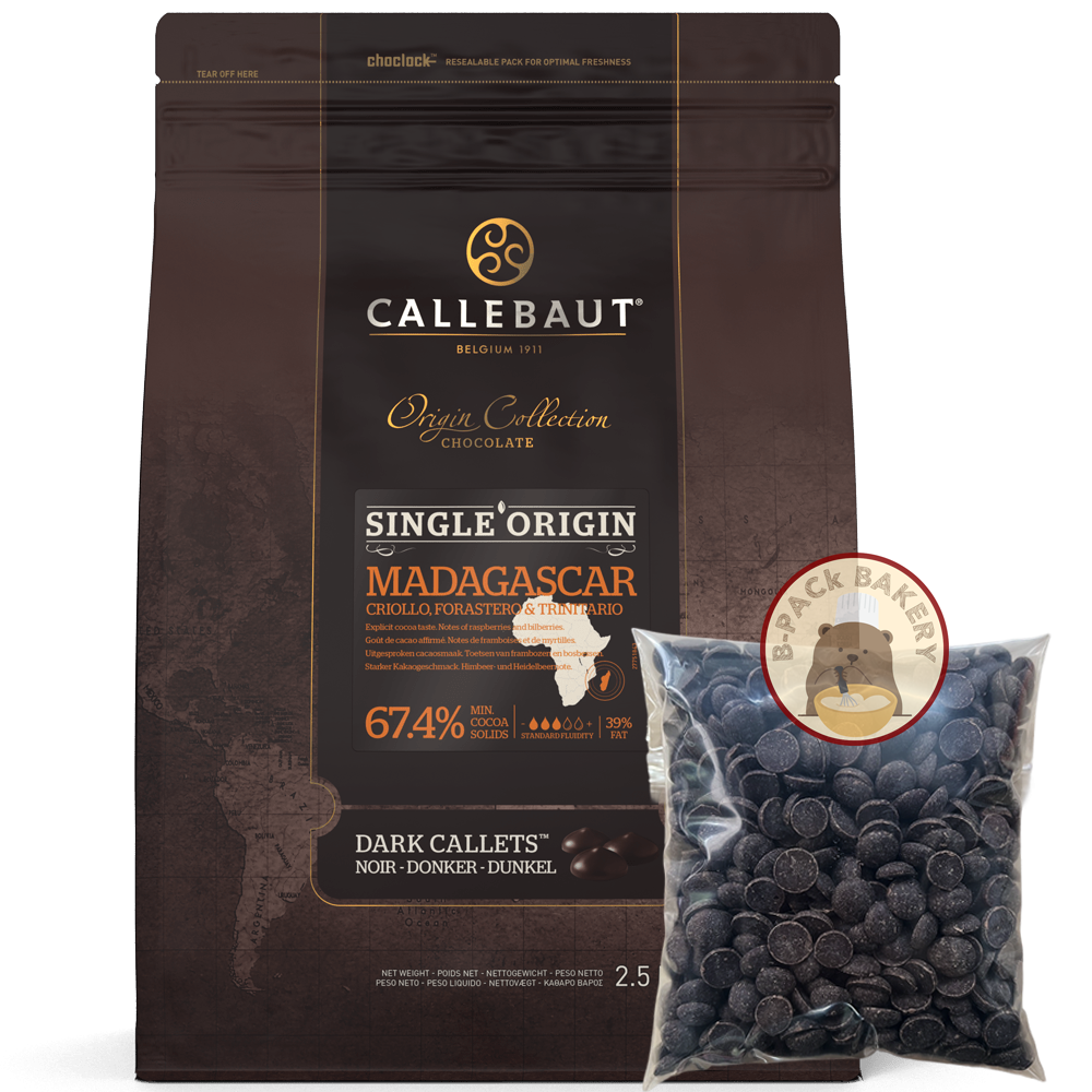 Callabaeut Callebaut Madagascar Dark Origin Chocolate 67.4%