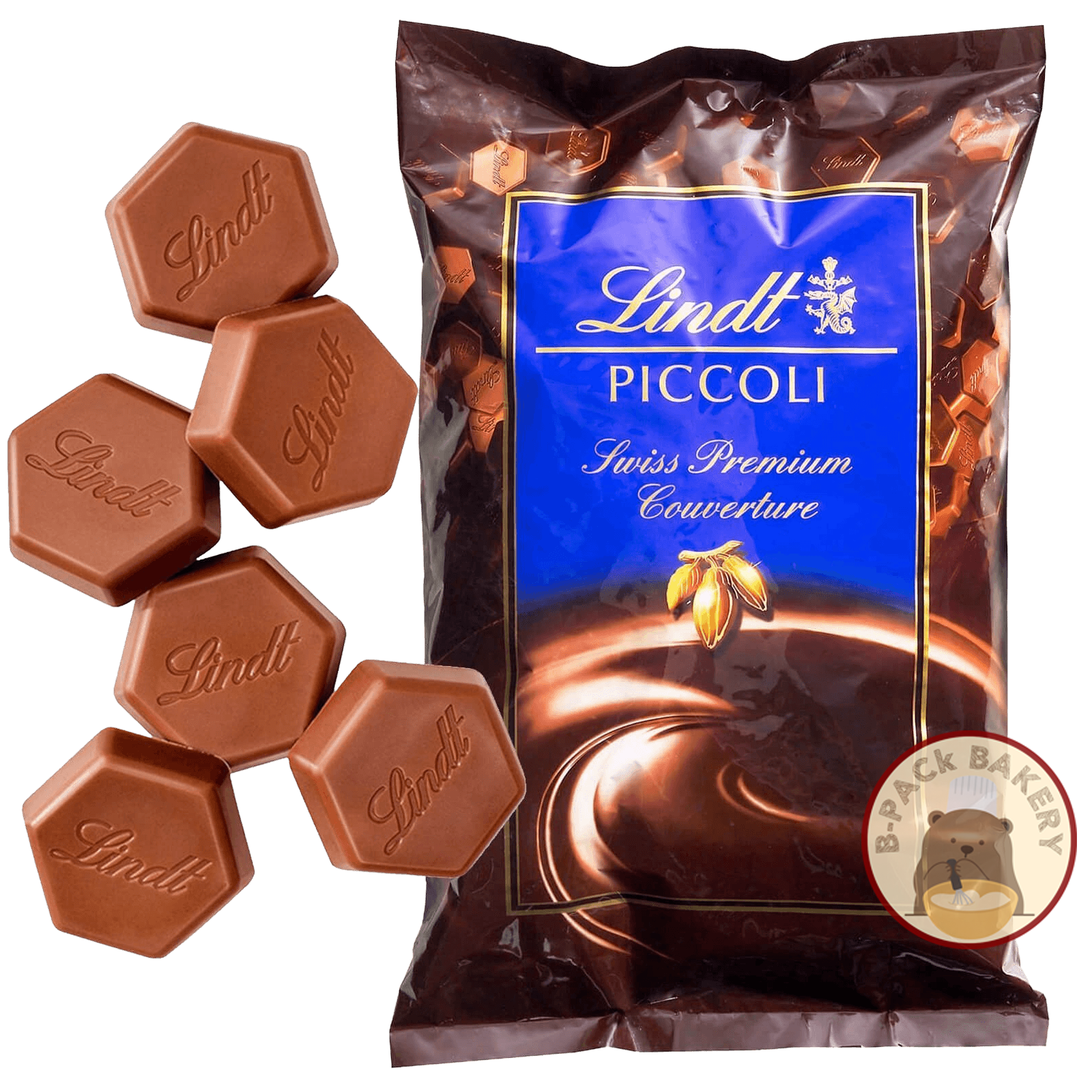 Lindt PICCOLI Swiss Premium Couverture Milk Chocolate