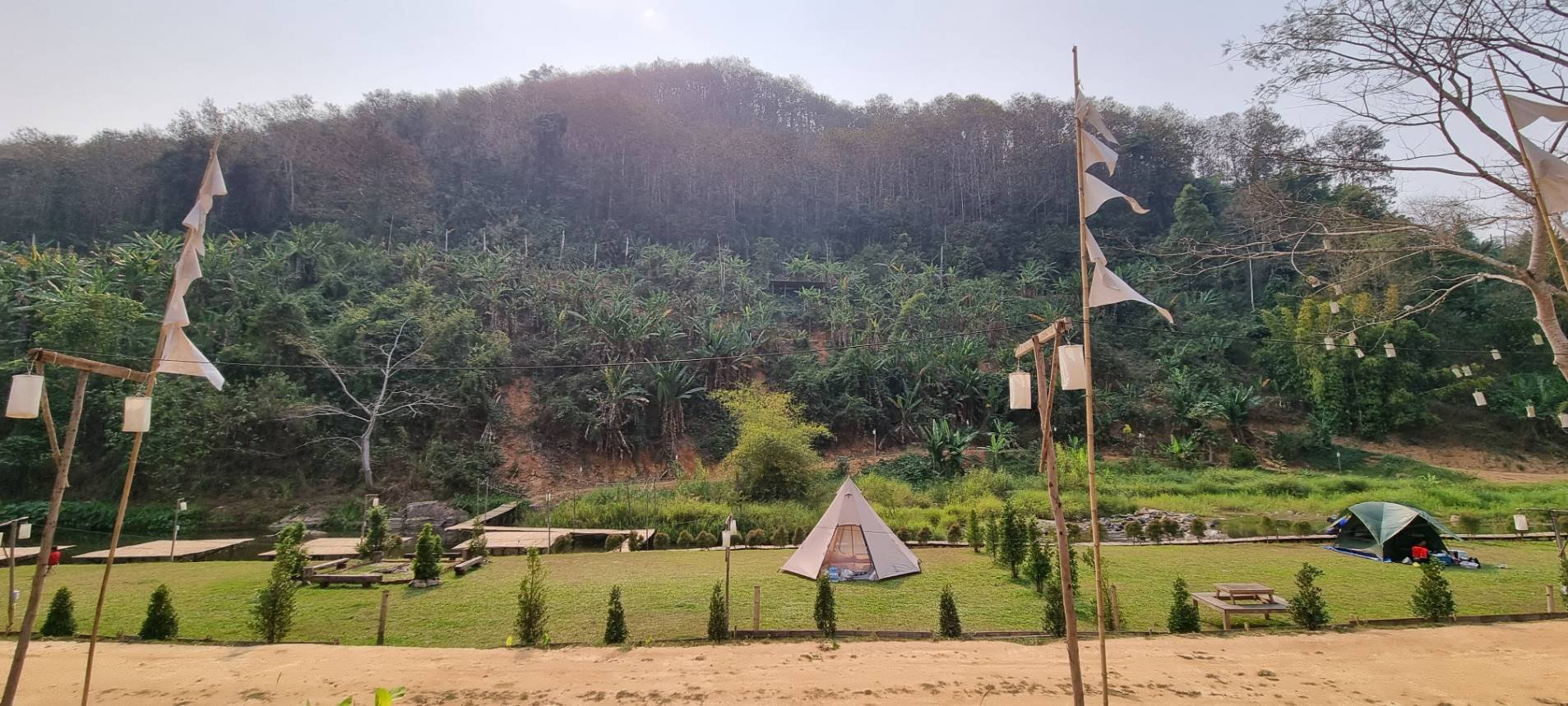 Camping at Tha Pla , Uttaradit , Thailand Camping at Tha Pla , Uttaradit , Thailand