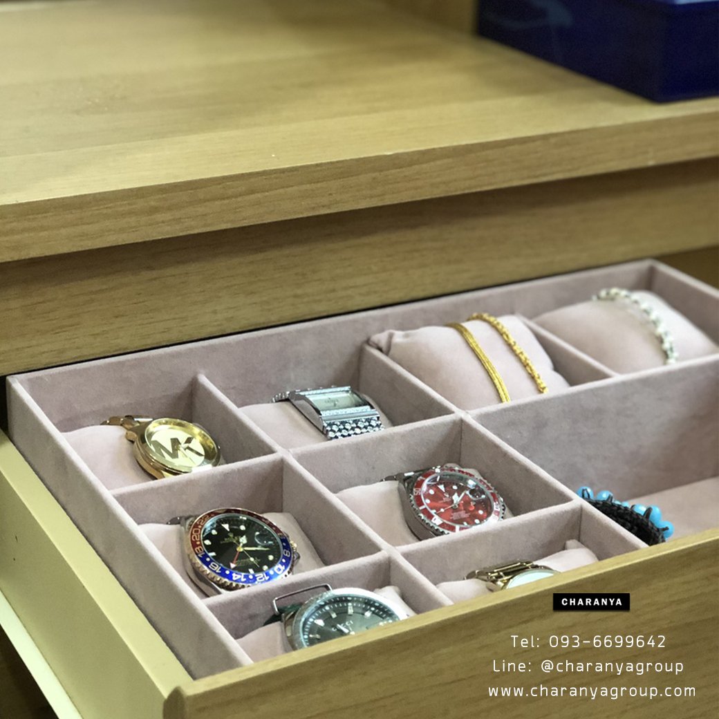 Tray Drawer ถาดลิ้นชัก ถาดกำมะหยี่ ถาดเก็บเครื่องประดับในลิ้นชัก จัดบ้านในพื้นที่ที่จำกัด เลือก “ถาดลิ้นชัก” ช่วยประหยัดพื้นที่ในบ้านได้จริงปังไม่ไหว