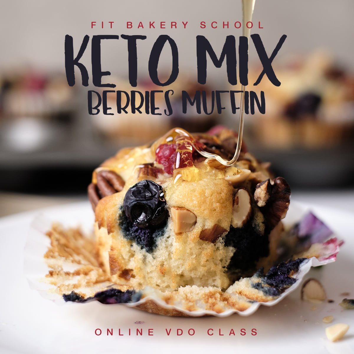 KETO MIXED BERRY MUFFINS