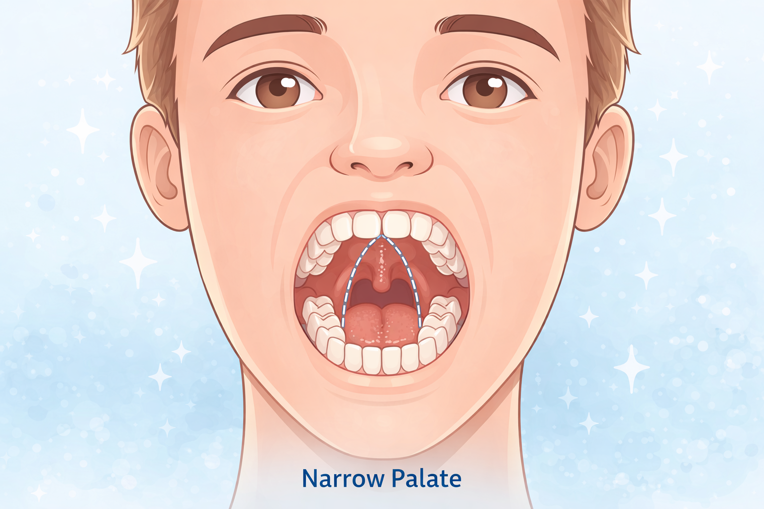 เพดานปากแคบ กับโรคหยุดหายใจขณะหลับ..อย่ามองข้าม