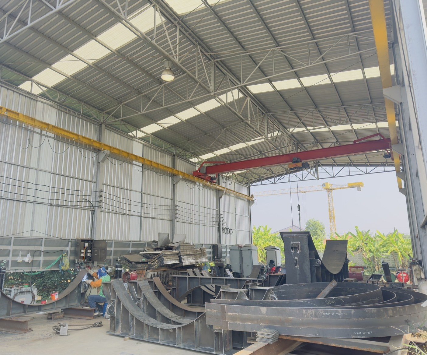 Fabrication of Steel Structure Supports and Saddles