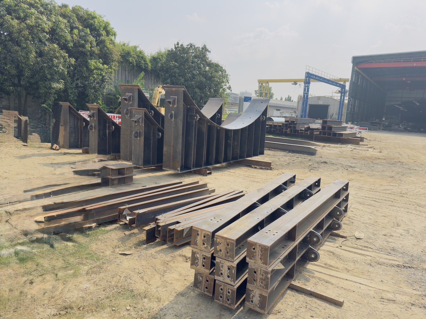 Machine Steel Support Fabrication of Steel Structure Supports and Saddles