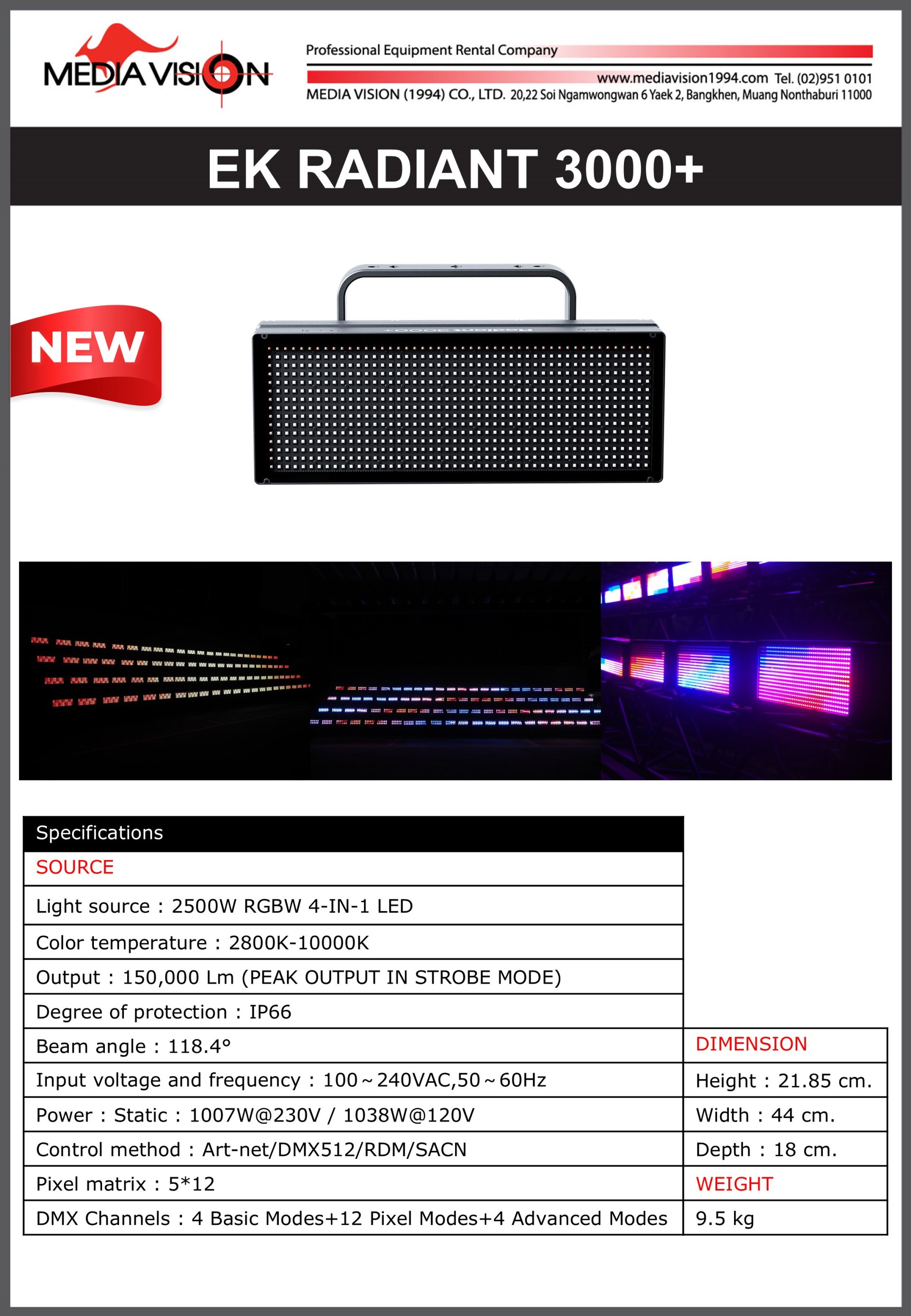 EK RADIANT 3000+