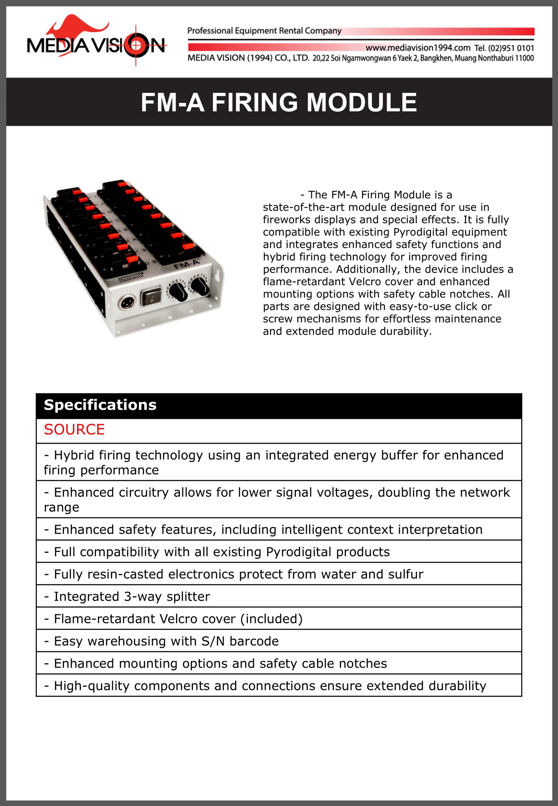FM-A FIRING MODULE