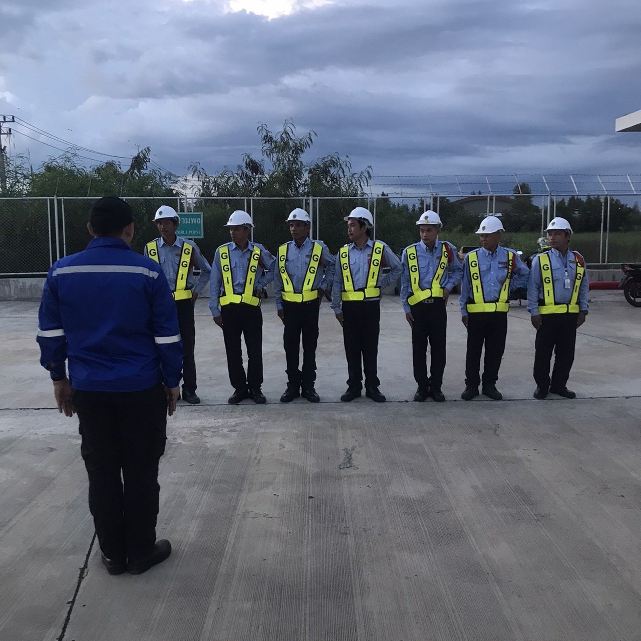 Visiting the oil depot unit of TPN Oil Pipeline Transportation Company, Khon Kaen Province