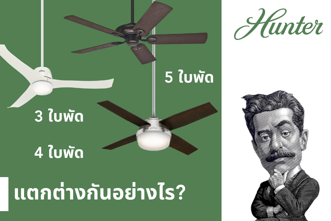 พัดลมเพดานแบบ 3 ใบพัด หรือ 5 ใบพัด แตกต่างกันอย่างไร? แบบไหนดีกว่ากัน? พัดลมเพดานแบบ 3 ใบพัด หรือ 5 ใบพัด แตกต่างกันอย่างไร? แบบไหนดีกว่ากัน?