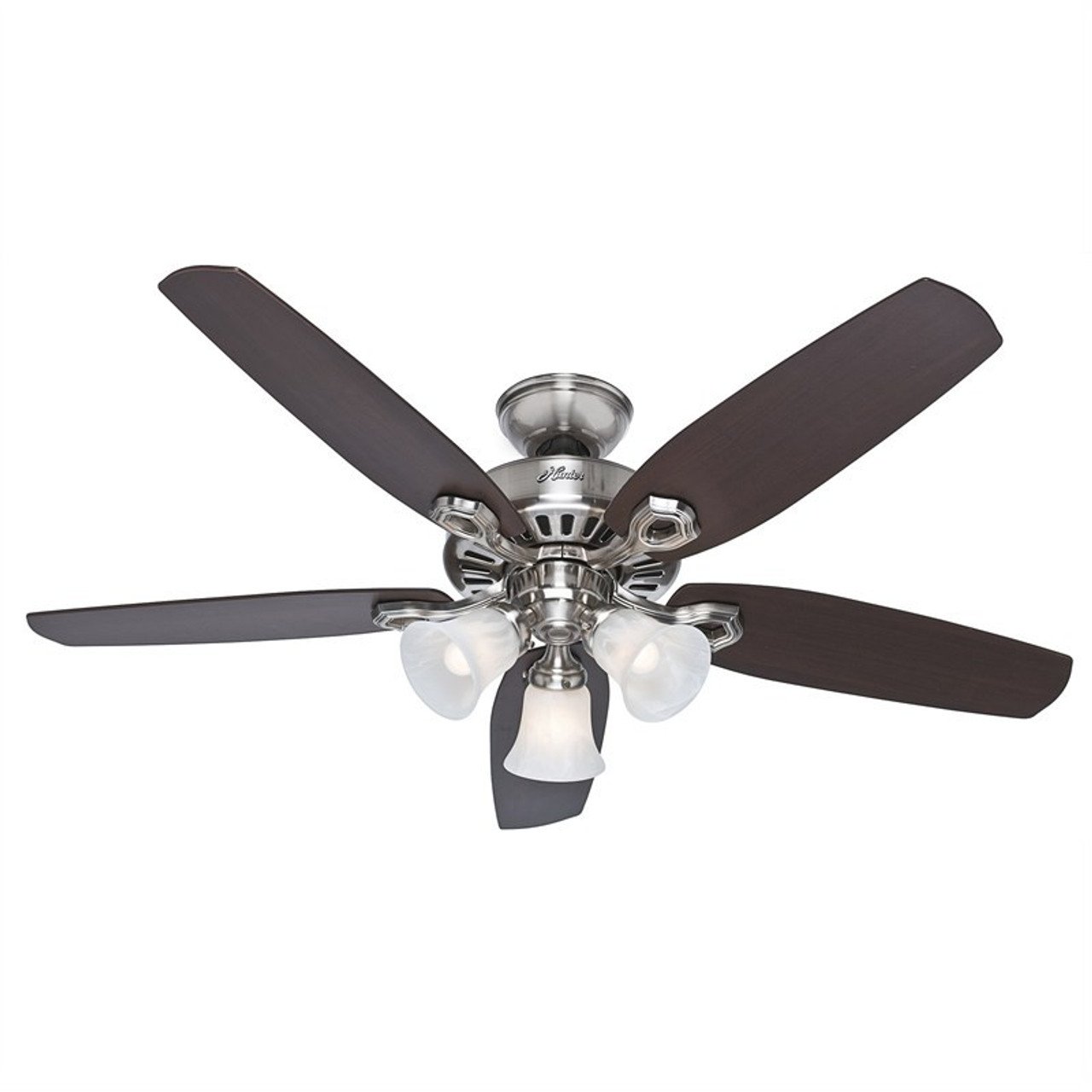 พัดลมเพดาน Builder Plus - Brushed Nickel