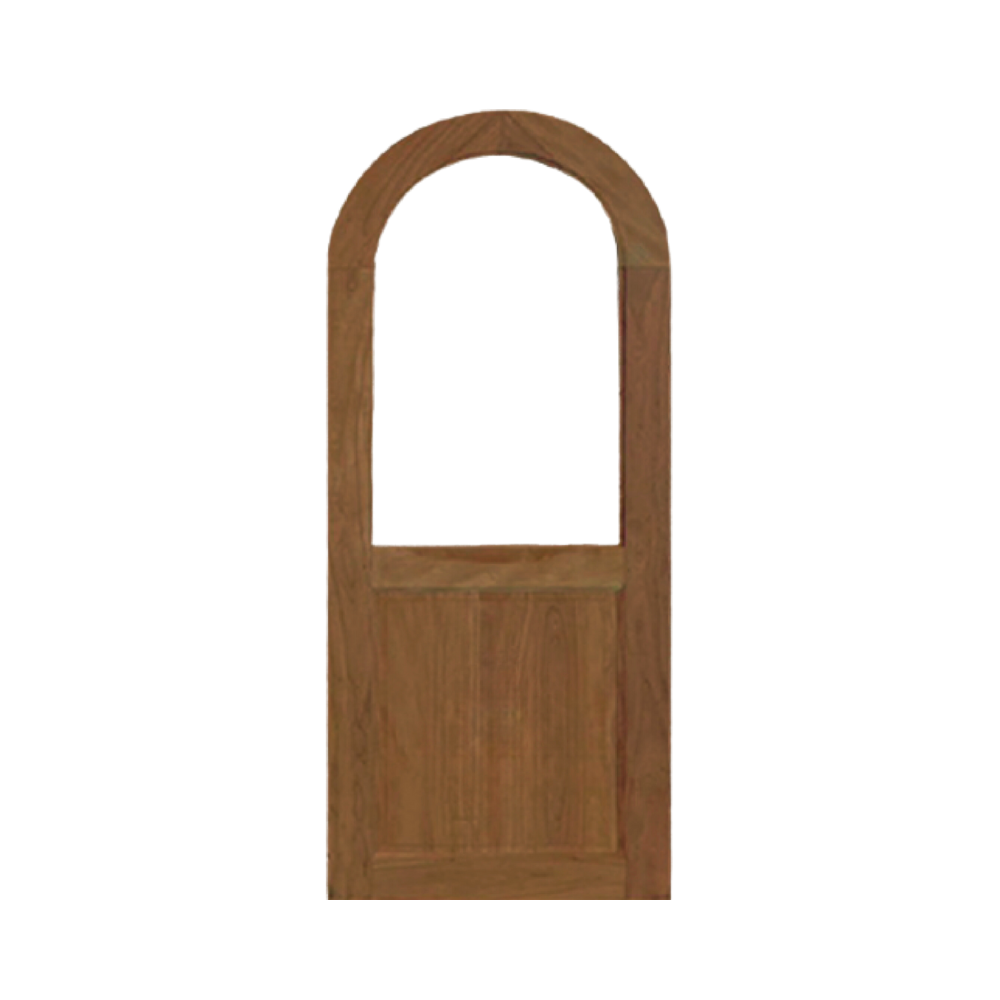 Hardwood Door Interior Spanish 1 panel Walnut