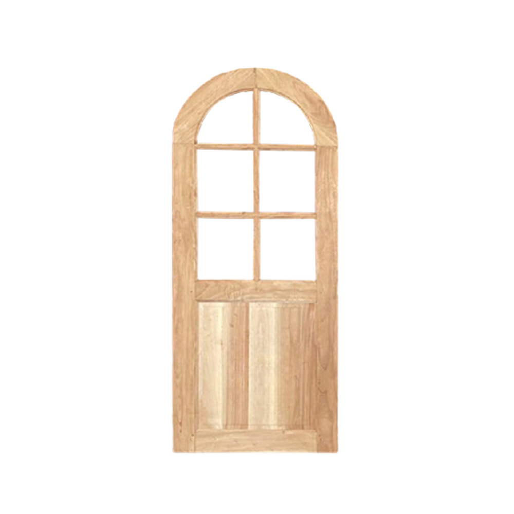 Hardwood Door Interior Spanish 6 Panel Natural