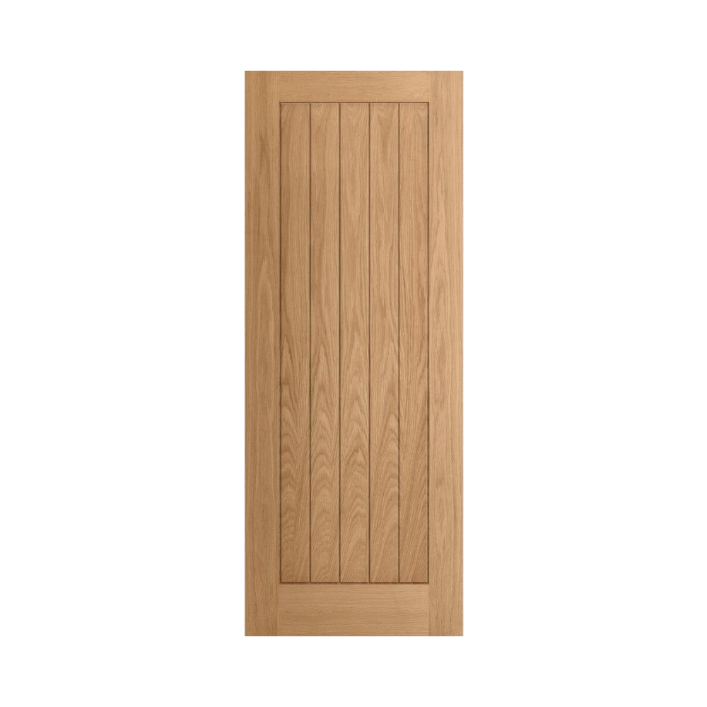 Hardwood Door Interior Vertical line Natural