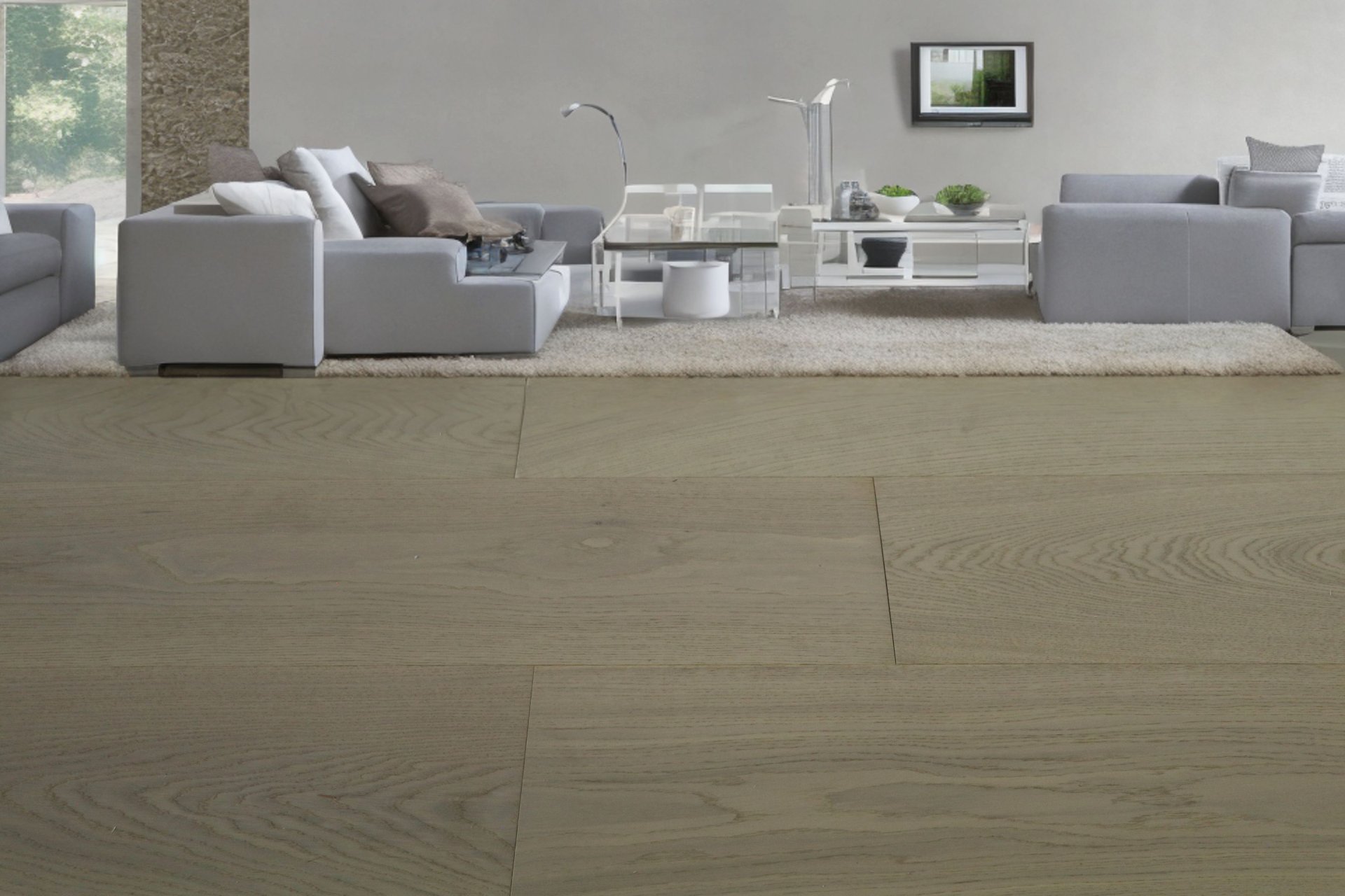 Engineered Floor Graphite Oak