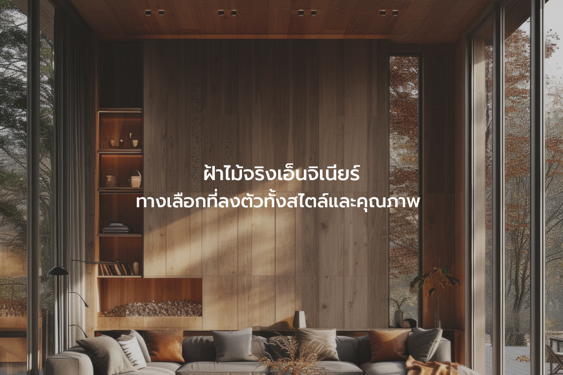 ฝ้าไม้จริงเอ็นจิเนียร์ : ทางเลือกที่ลงตัวทั้งสไตล์และคุณภาพ  ฝ้าไม้จริงเอ็นจิเนียร์ : ทางเลือกที่ลงตัวทั้งสไตล์และคุณภาพ