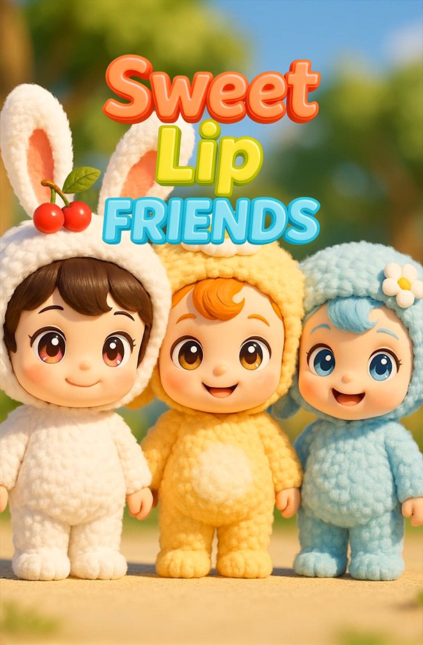 3D Animation : Sweet Lip Friends