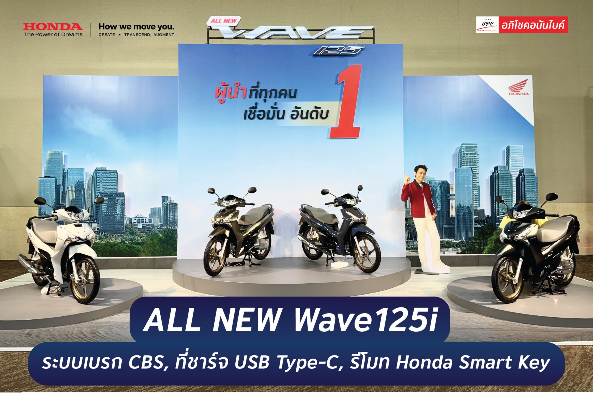 เปิดตัวแล้ว All New Wave125i ตัวใหม่ล่าสุด ปี 2026