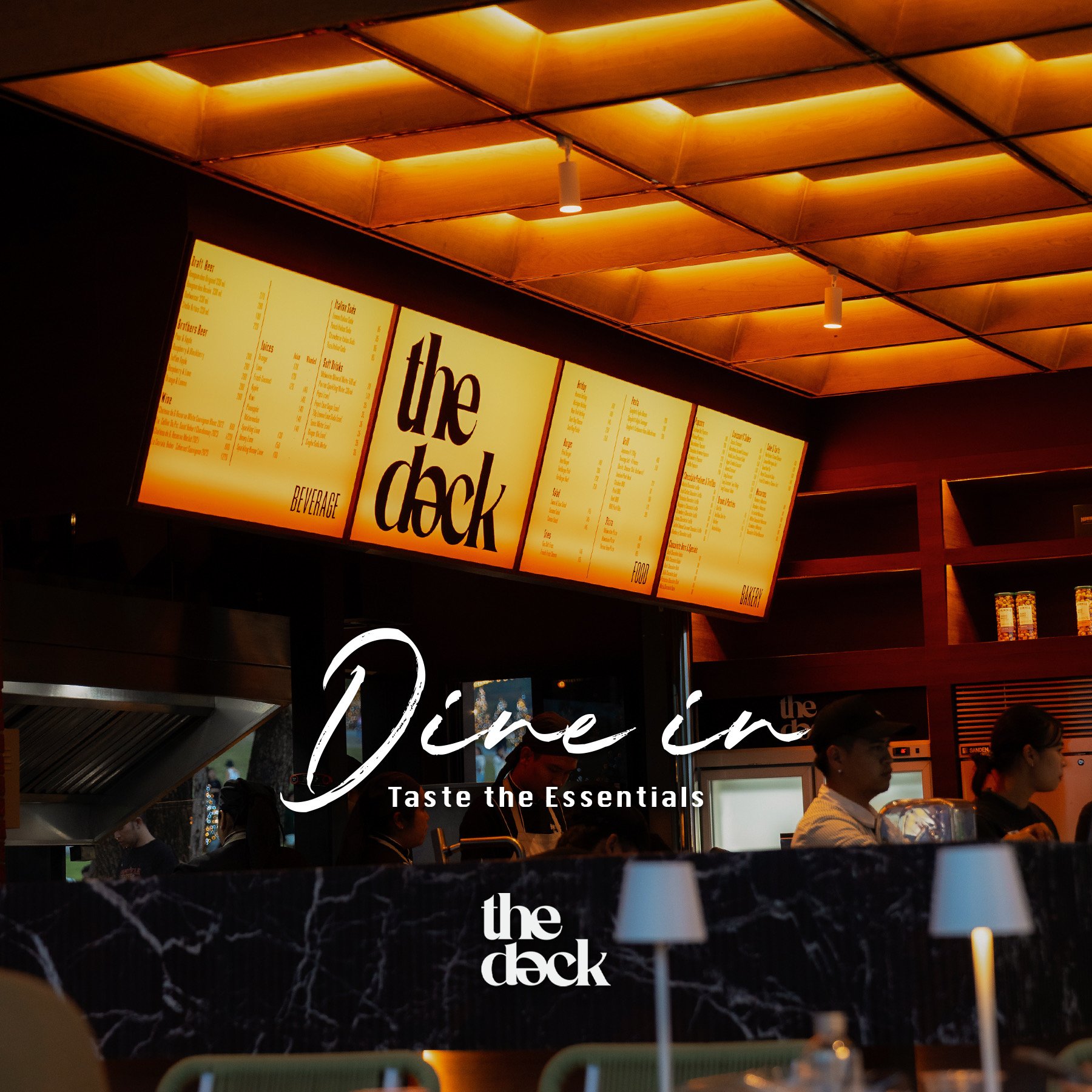 This is the taste that defines The Deck.