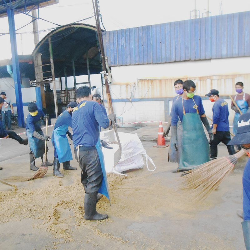 Spilled chemical cleaning training