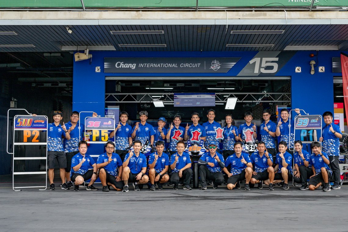 ตี-อนุภาพ  ไอเดีย-กฤตภัทร คว้าโพเดียมโฮมเรซ ยามาฮ่า ไทยแลนด์ เรซซิ่งทีม พร้อมลุยศึกเอเชีย สนาม 3 ที่ ญี่ปุ่น