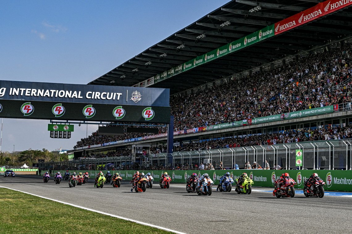 ทั่วโลกจับตา! MotoGP ประกาศเลือก ไทย เปิดศึกฤดูกาล 2027  ต้อนรับกติกาใหม่ ตอกย้ำหมุดหมายมอเตอร์สปอร์ตสำคัญ 3 ปีซ้อน