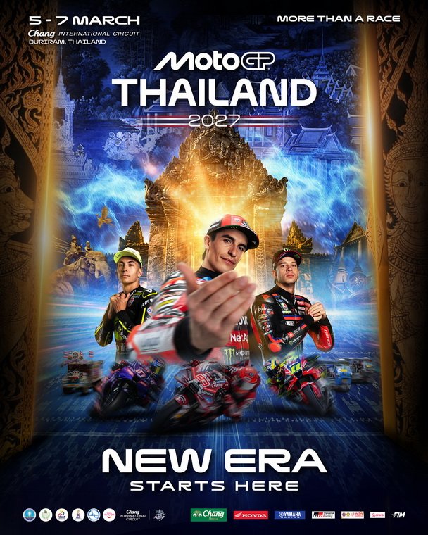 ไทยเปิดประตูสู่โมโตจีพียุคใหม่! เผย Key Visual ประกาศภาพจำสนามเปิดฤดูกาล 2027