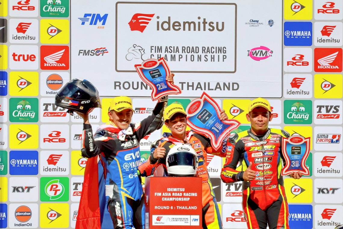 เติ้ล-พีระพงษ์ นักบิดไทยคนแรก!!! ที่คว้าชัยชนะรุ่น UB150-Underbone 150cc ศึกชิงแชมป์เอเชีย