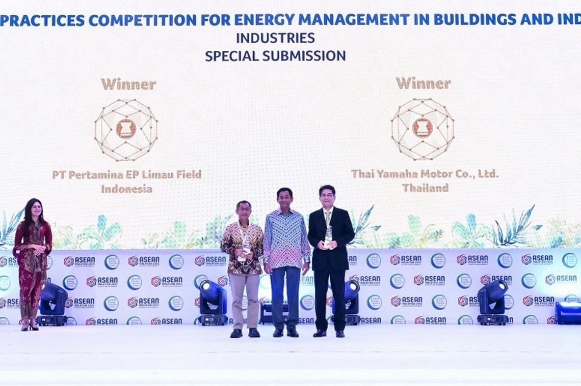 ไทยยามาฮ่ามอเตอร์ คว้ารางวัลชนะเลิศ ASEAN Energy Awards 2025 ตอกย้ำความมุ่งมั่นด้านพลังงาน และสิ่งแวดล้อมระดับภูมิภาคอาเซียน ไทยยามาฮ่ามอเตอร์ คว้ารางวัลชนะเลิศ ASEAN Energy Awards 2025 ตอกย้ำความมุ่งมั่นด้านพลังงาน และสิ่งแวดล้อมระดับภูมิภาคอาเซียน