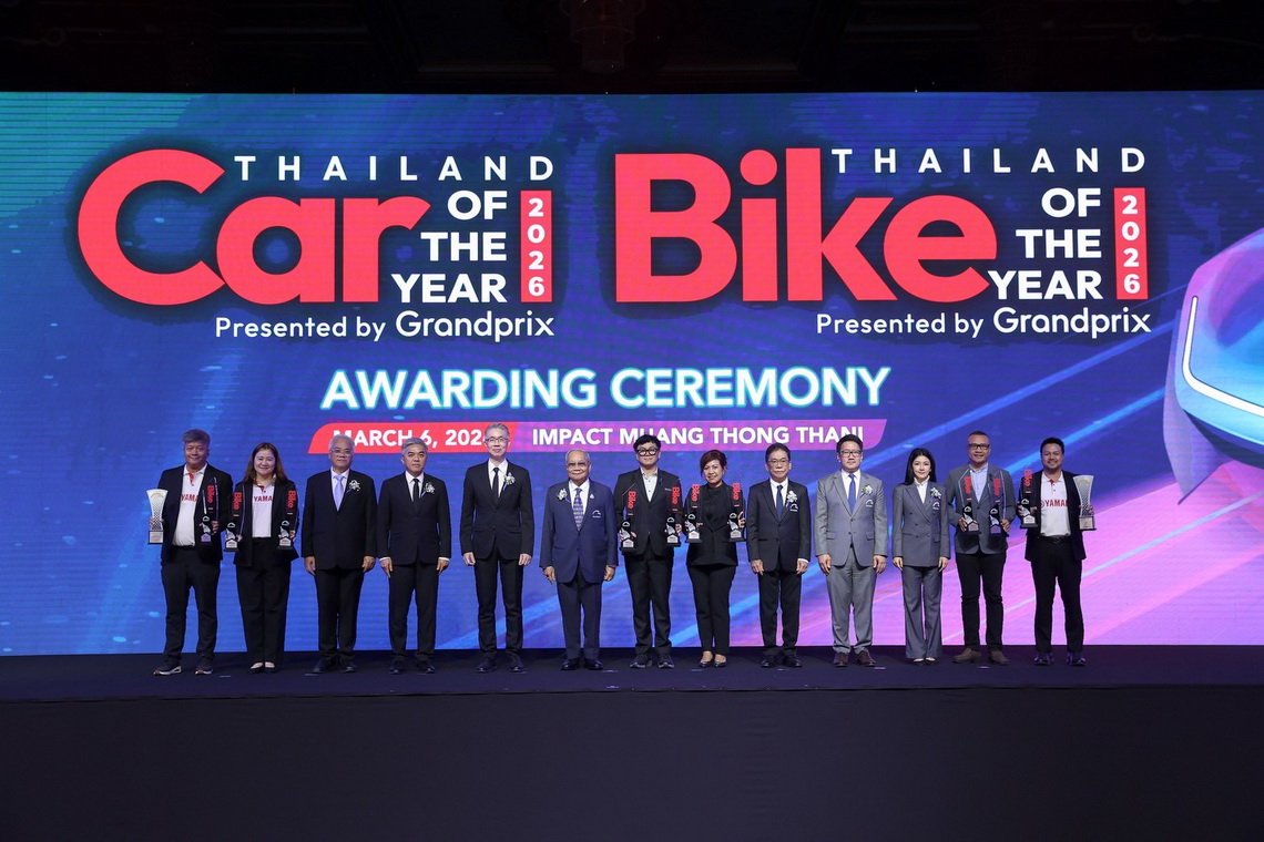ยามาฮ่าคว้า 12 รางวัล รถจักรยานยนต์ยอดเยี่ยมแห่งปี ในงานประกาศรางวัล Thailand Bike of The Year 2026