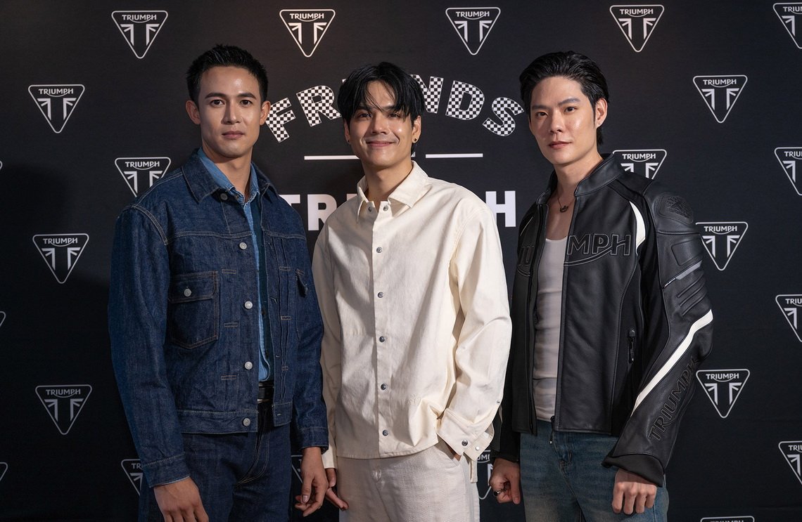 หล่อ เท่ มีสไตล์! ส่องภาพ 3 หนุ่ม Friends of Triumph 3 คาแรกเตอร์ 3 ไลฟ์สไตล์ กับเสน่ห์ที่เป็นตัวเองในแบบฉบับ Triumph