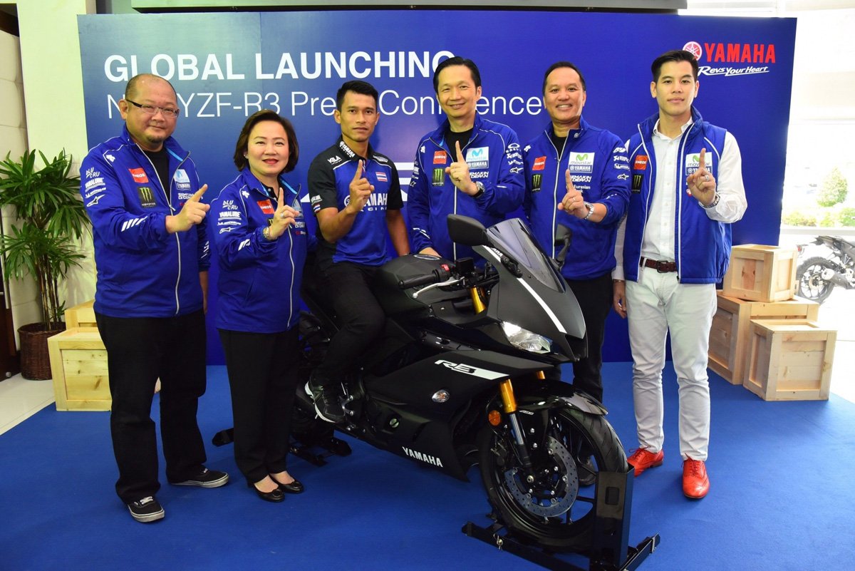 ยามาฮ่าเปิดตัว New YZF-R3 พร้อมกันทั่วโลกอย่างยิ่งใหญ่ ยามาฮ่าเปิดตัว New YZF-R3 พร้อมกันทั่วโลกอย่างยิ่งใหญ่