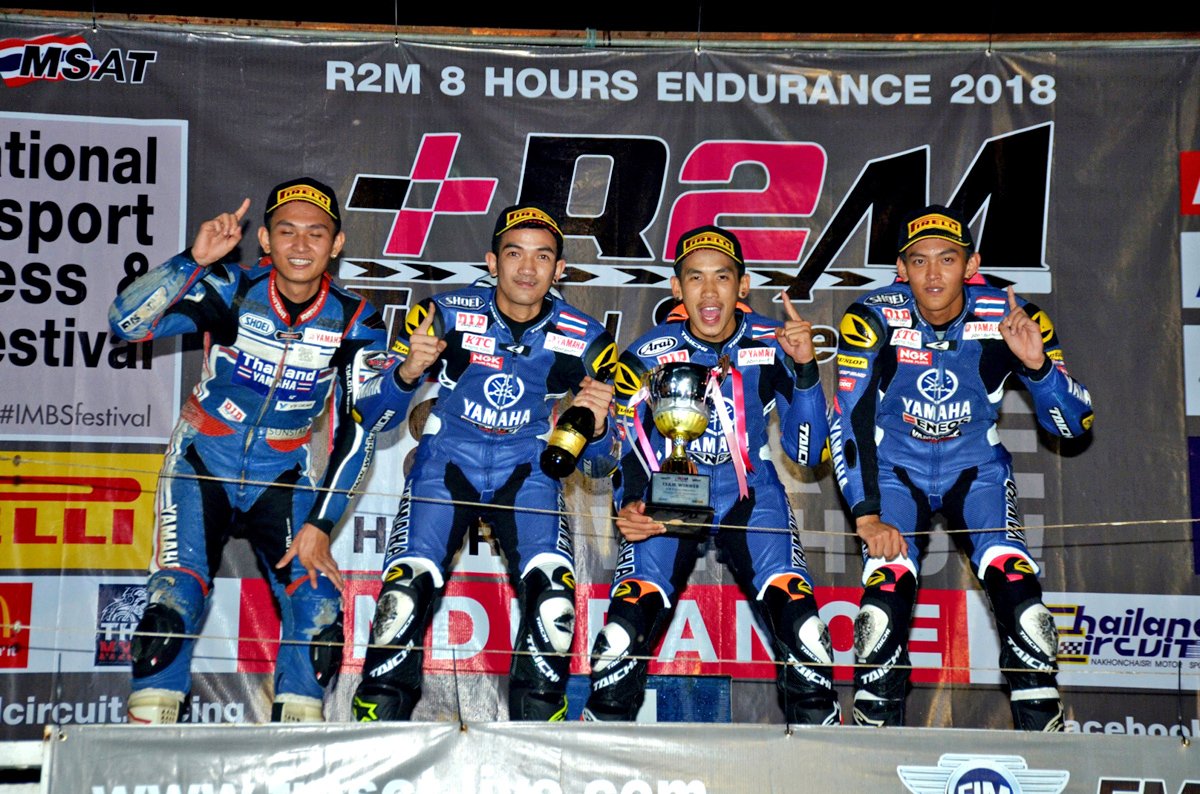 ยามาฮ่า คว้าแชมป์ R2M 8 hours Endurance 2018 YZF-R3 พิสูจน์สุดยอดสมรรถนะ ตัวจริงเรซซิ่งสปอร์ต ยามาฮ่า คว้าแชมป์ R2M 8 hours Endurance 2018 YZF-R3 พิสูจน์สุดยอดสมรรถนะ ตัวจริงเรซซิ่งสปอร์ต