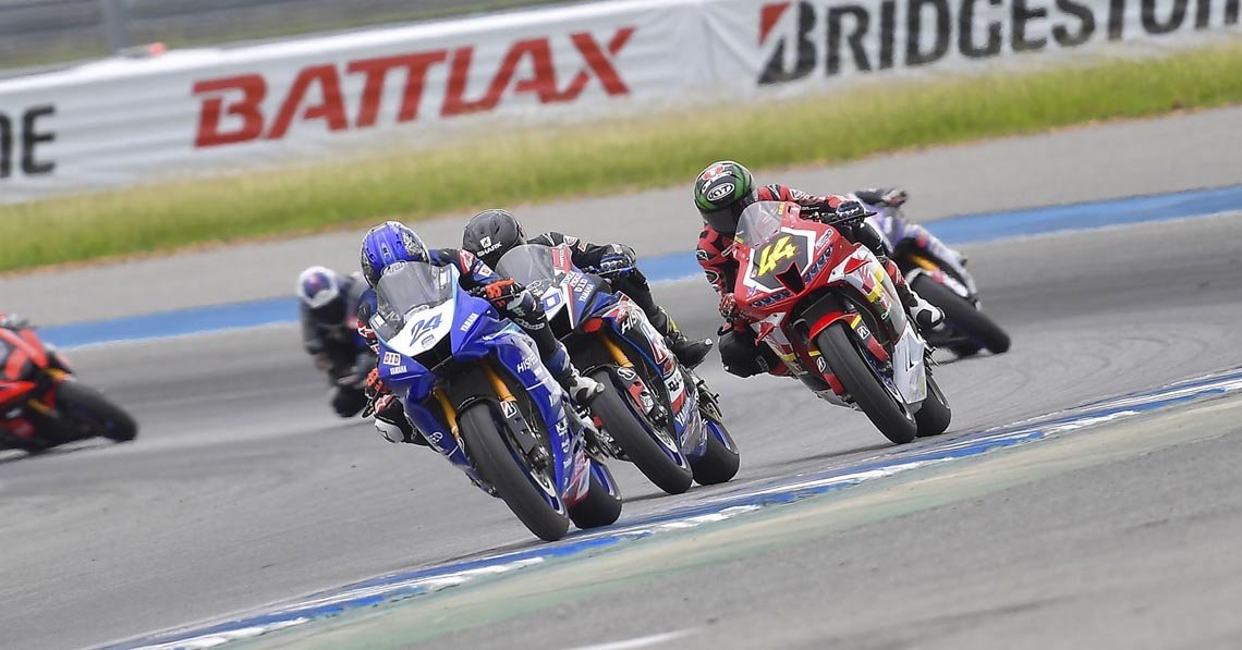 ดุเดือด! OR BRIC Superbike ปิดม่านเร้าใจ “ชิพ” คว้าชัย 5 เรซติด เถลิงบัลลังก์แชมป์ “แสตมป์” บด “มุกข์” เข้าวินส่งท้ายปี ดุเดือด! OR BRIC Superbike ปิดม่านเร้าใจ “ชิพ” คว้าชัย 5 เรซติด เถลิงบัลลังก์แชมป์ “แสตมป์” บด “มุกข์” เข้าวินส่งท้ายปี